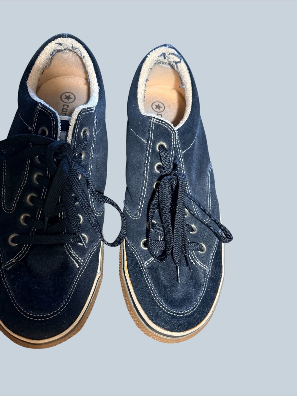 Vintage Converse Men’s Black Suede Sneakers - Skater - Y2K - Picture 3 of 11